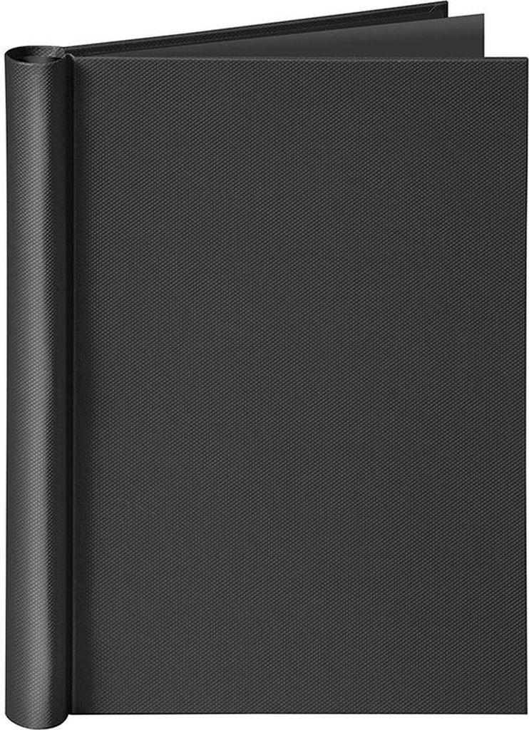 Klemmbinder Velocolor A4 Karton schwarz/schwarz Packung mit 10 Stück