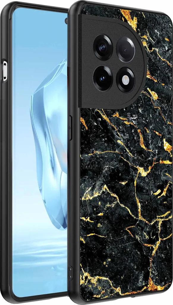 Custodia OnePlus 12 Smartphonica | Marmo Oro Nero | Miglior Prezzo