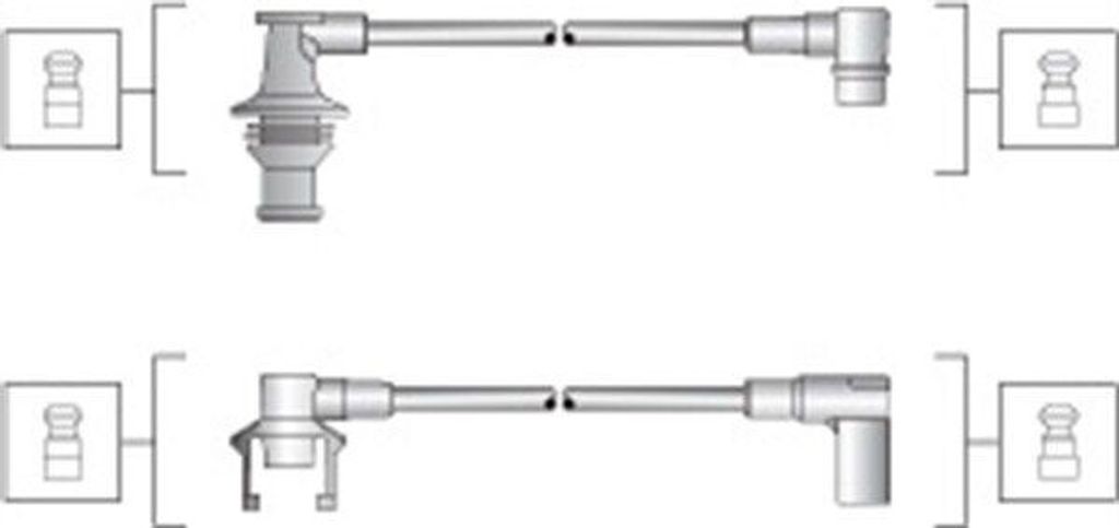 MAGNETI MARELLI 941145260723 - OE 7700851994 Zündleitungssatz für Clio I