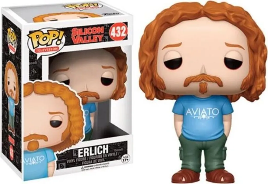 Funko Pop Silicon Valley Erlich Bachman Figurine en Vinyle Numéro 432