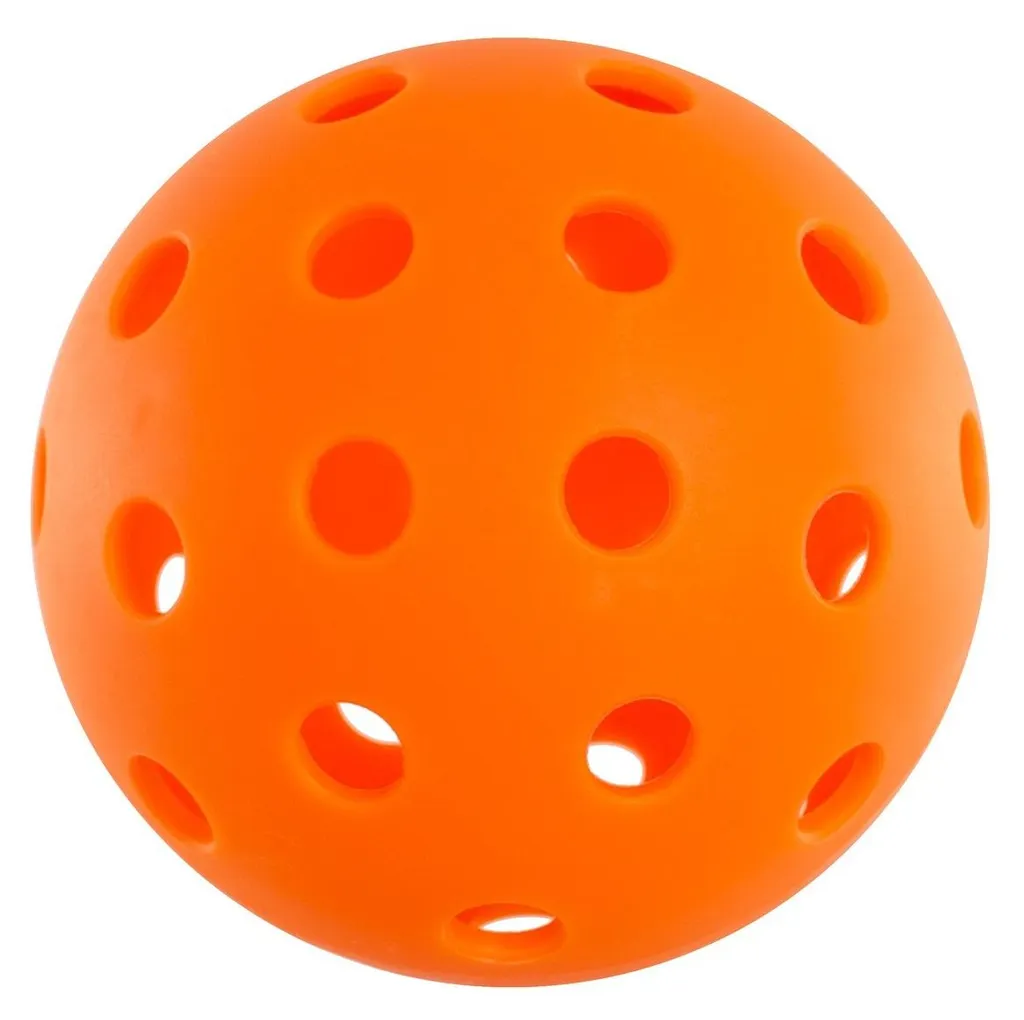 Balle Pickleball Softee Orange Fluo Anti-Fissure et Haute Vision
