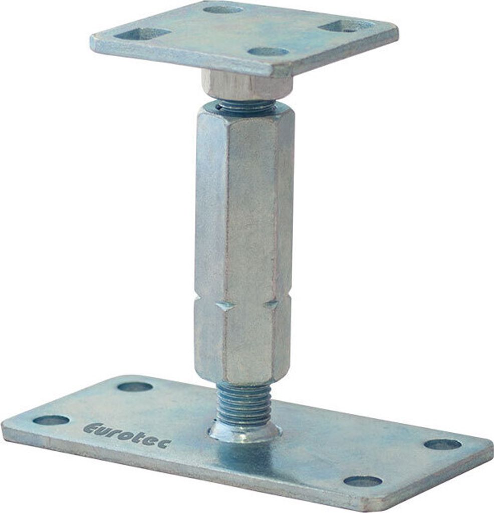 Pfostenträger Stahl, blau verzinkt 135 mm + 65 mm Produktbild 