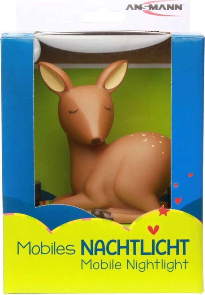 ANSMANN Reh LED Nachtlicht bunt 11,9 cm Produktbild 