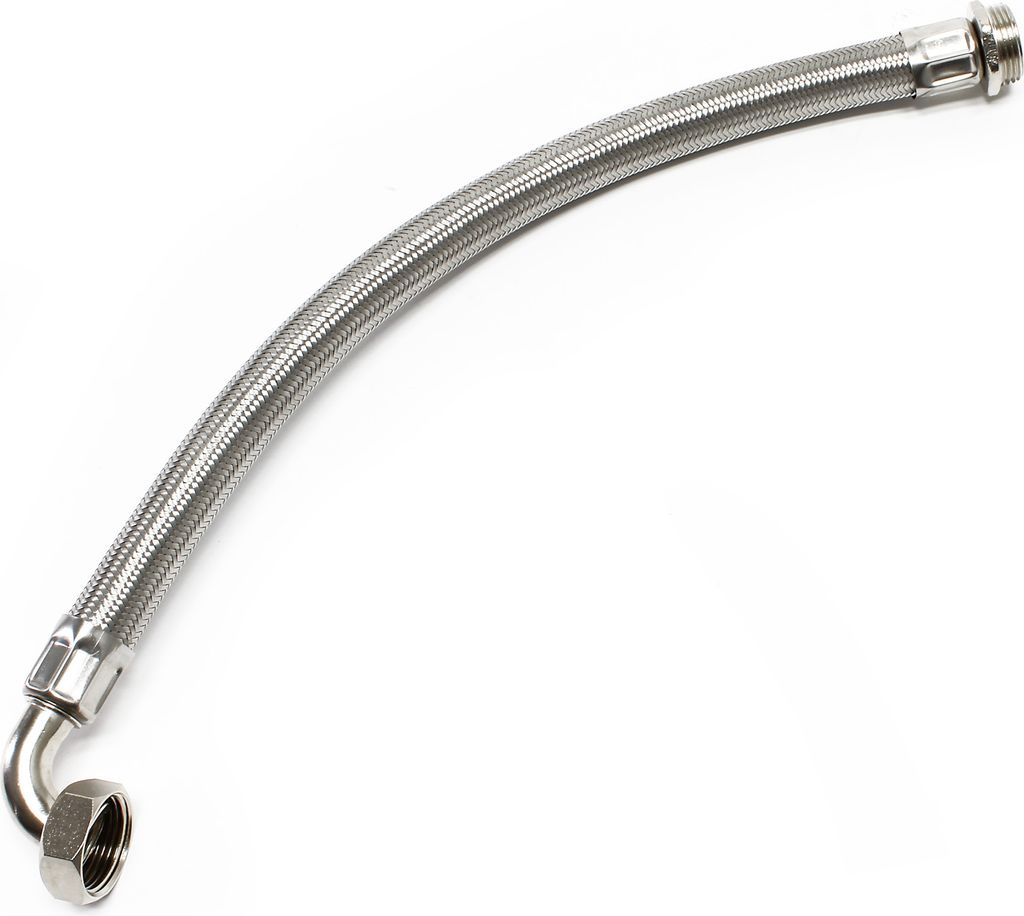 Wiltec Stahlflex Wasserschlauch 0,5 m DN25 33,7 mm für Produktbild 