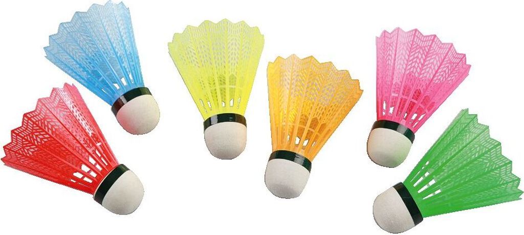 Victor Badminton-Bälle mit farbigem Korb