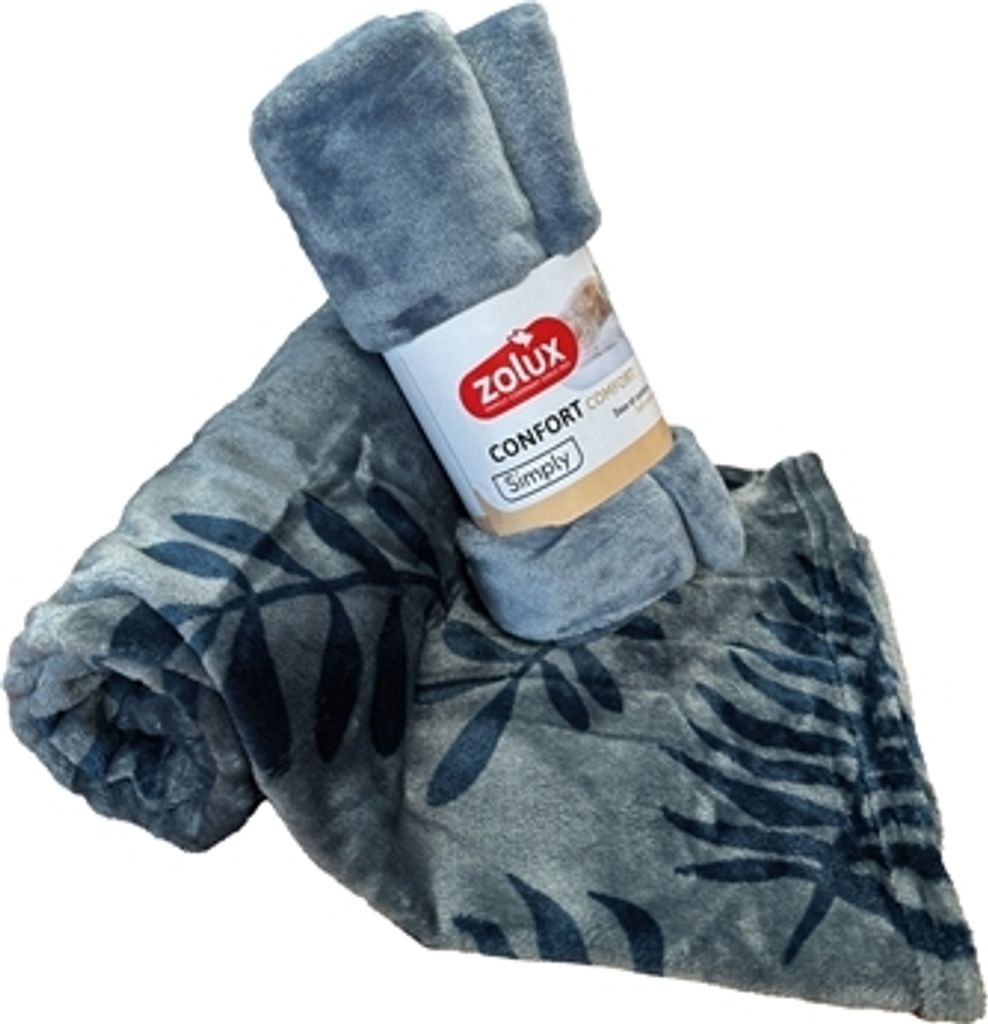 Zolux Hundedecke Kokonmuster grau sortiert