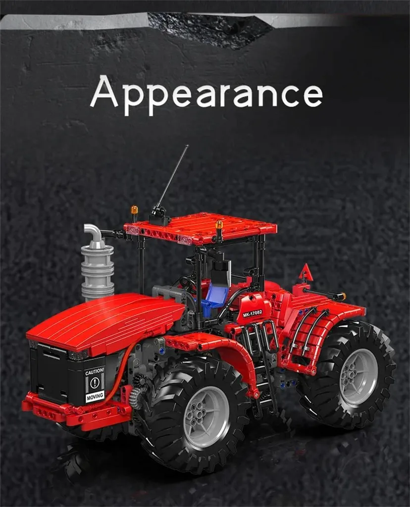 Tracteur articulé RC 17081 Kit de construction motorisé rose technique