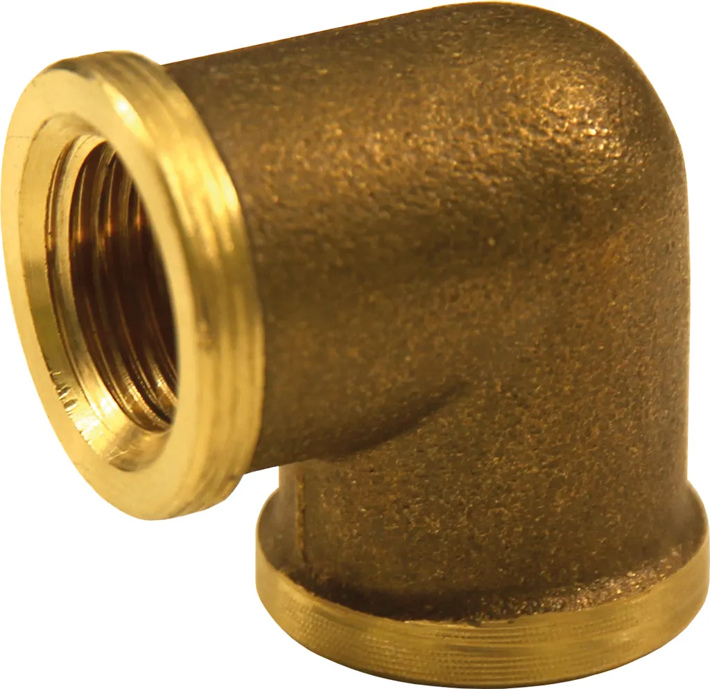 Coude de raccordement Elmag IG 3/8 laiton 42484 pour compresseur air