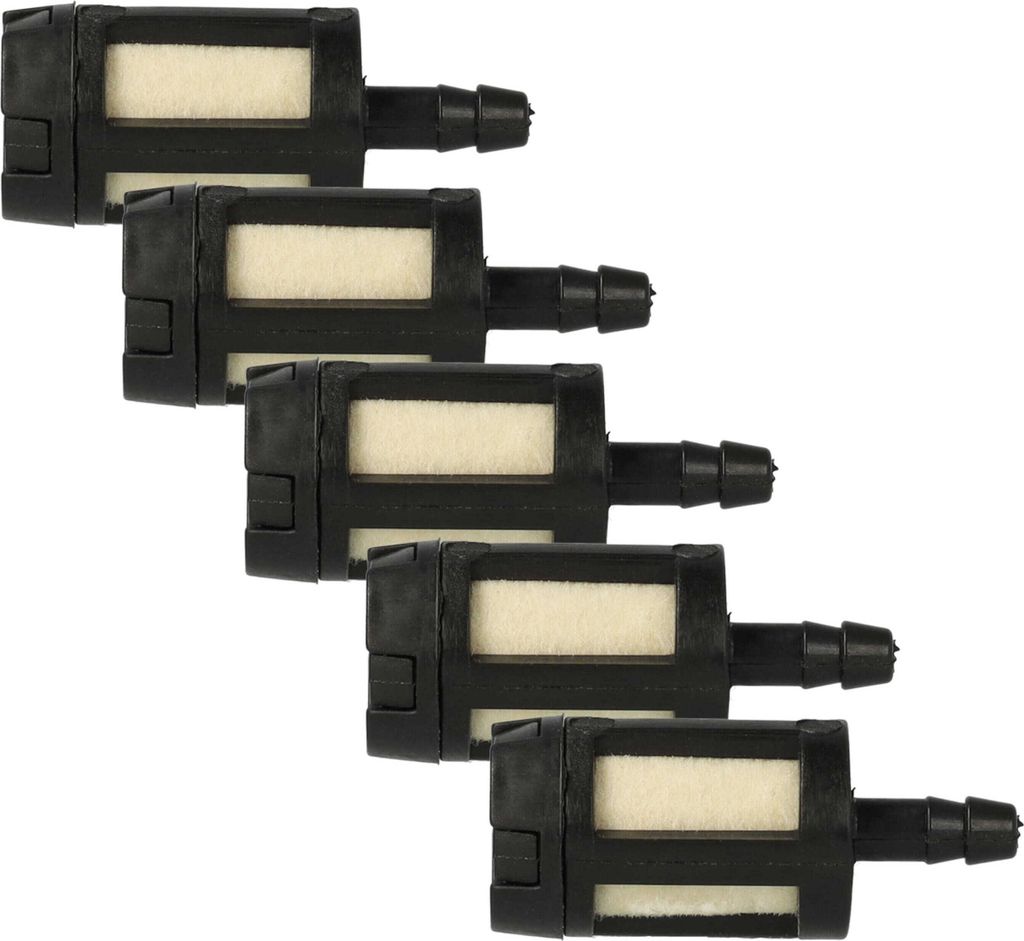 vhbw 5x Kraftstofffilter kompatibel mit Husqvarna 5382, 5380 Gartengeräte z.B. Motorsäge, Motorsense