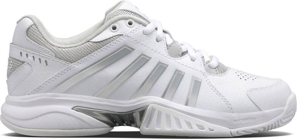 K-Swiss Receiver V - white/vapor blue/silver, Größe:4