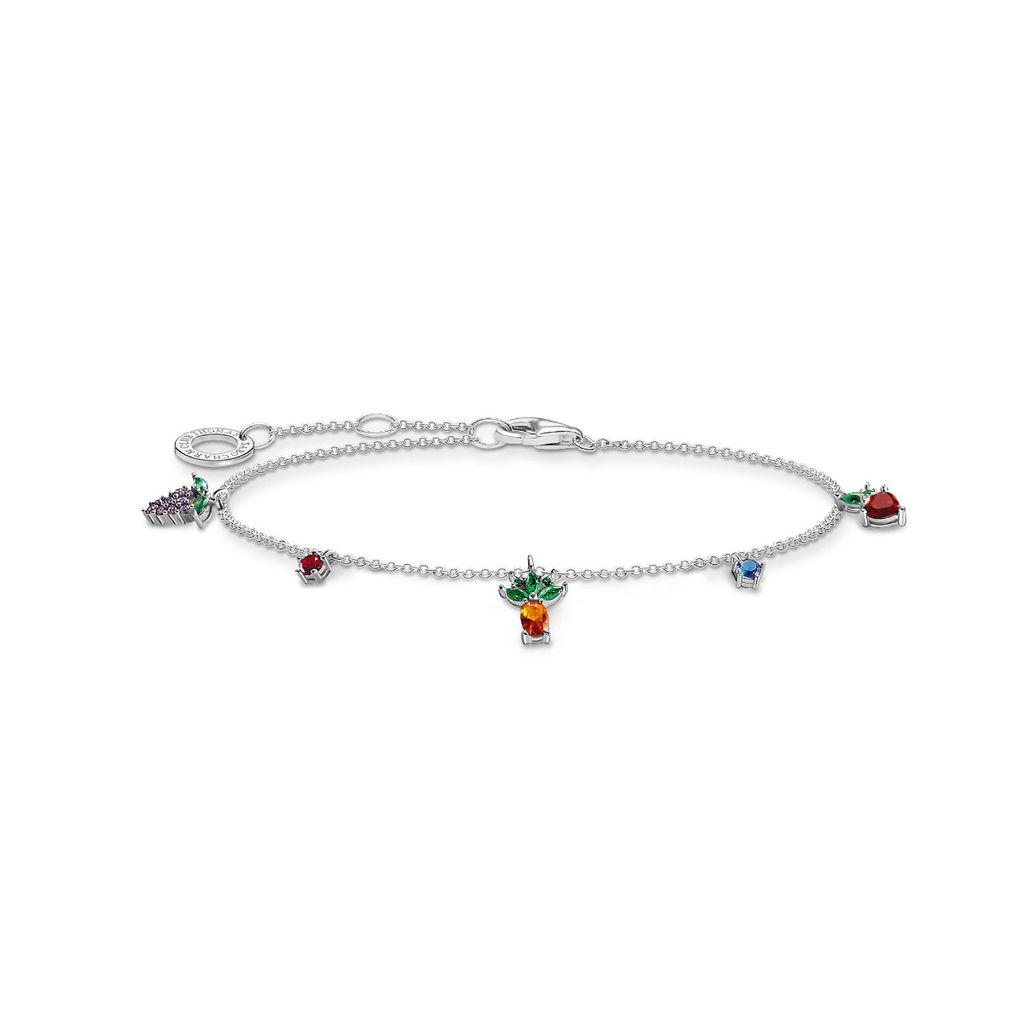Thomas Sabo Charming Armband bunte Früchte silber Produktbild 