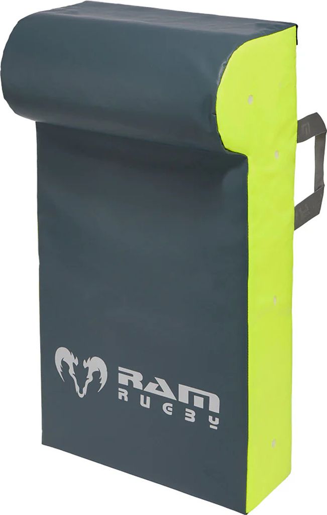 Single Wedge Hit Shield - aus High Density Foam - Mit Griffen - Top Marke RAM Rugby - Large