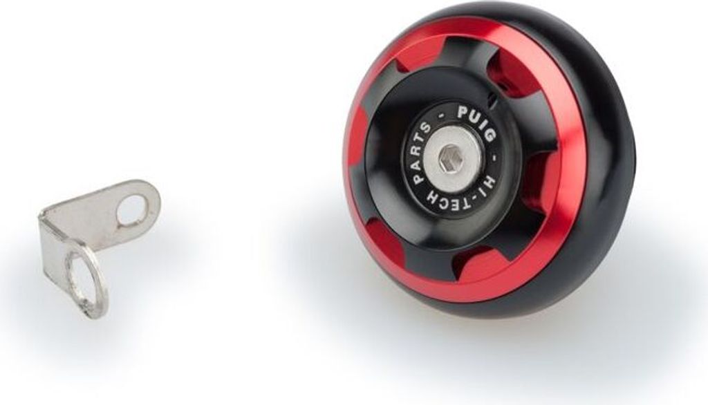 PUIG 20341R Motorölablassschraube TRACK passend fuer YAMAHA XT660X Rot