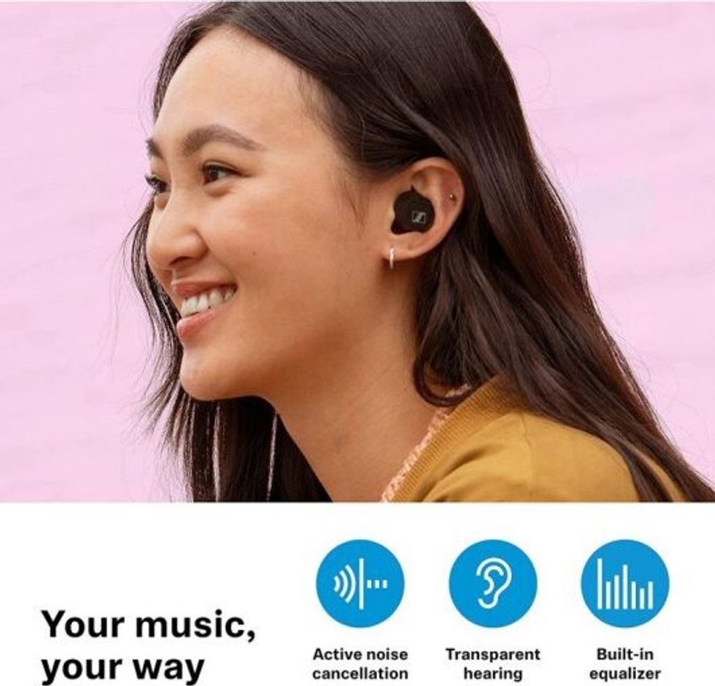 Sennheiser ECOUTEURS TW CX PLUS NOIR Obrázok produktu 9