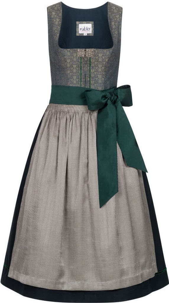 Dirndl midi Lea in Grün von Nübler Größe 40