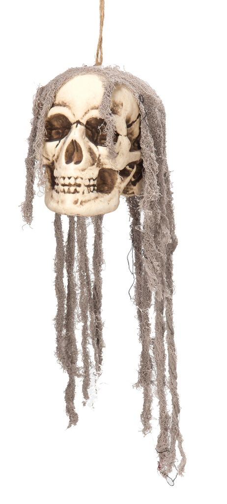 Totenkopf zum Aufhängen Halloween Party Gruselig Dekoration Horror 