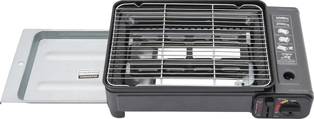 Barbecue à gaz, portable, avec contrôle de flamme réglable, Image du produit 