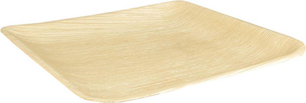 PAPSTAR Teller pure 85514 25x25x1,9cm eckig Holz 25 Produktbild 