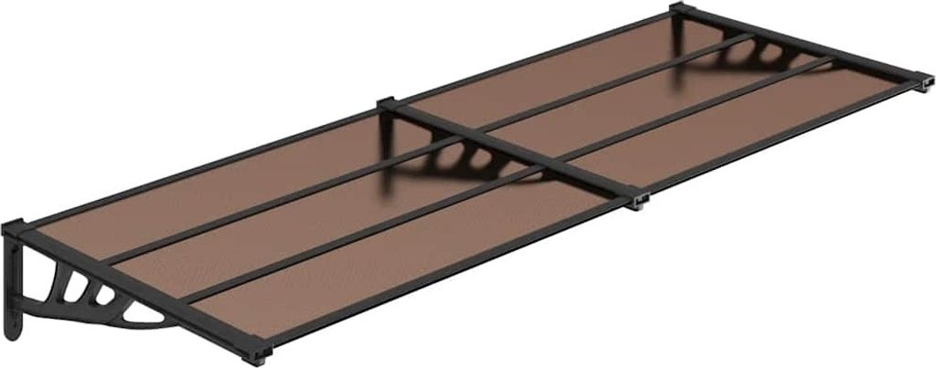 A product shot of a door awning.