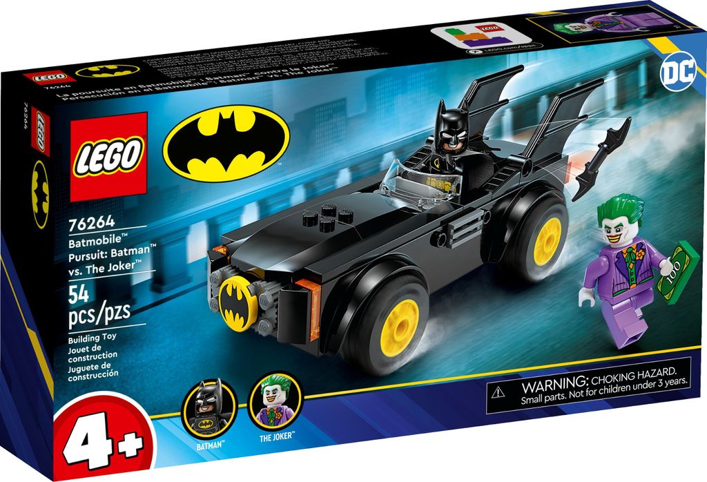 LEGO 76264 DC Batmobile Chase : Batman vs Joker, set de Image du produit 
