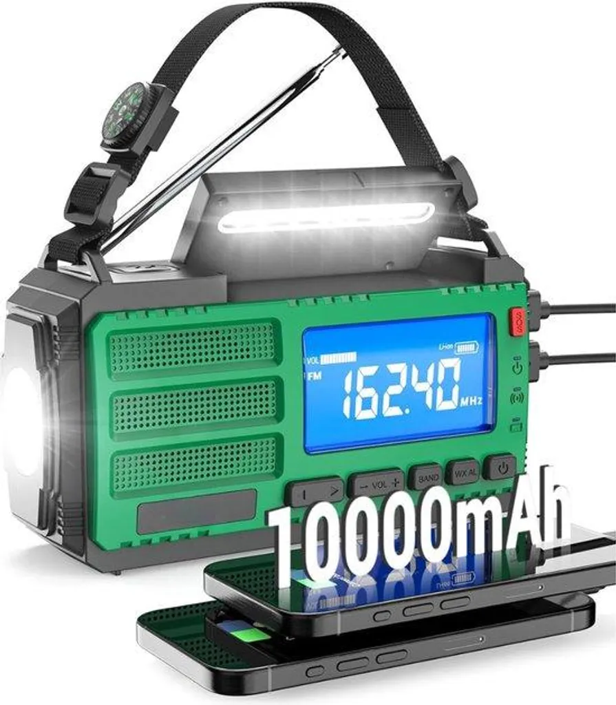 Radio portable à piles haute autonomie avec antenne longue portée FM AM