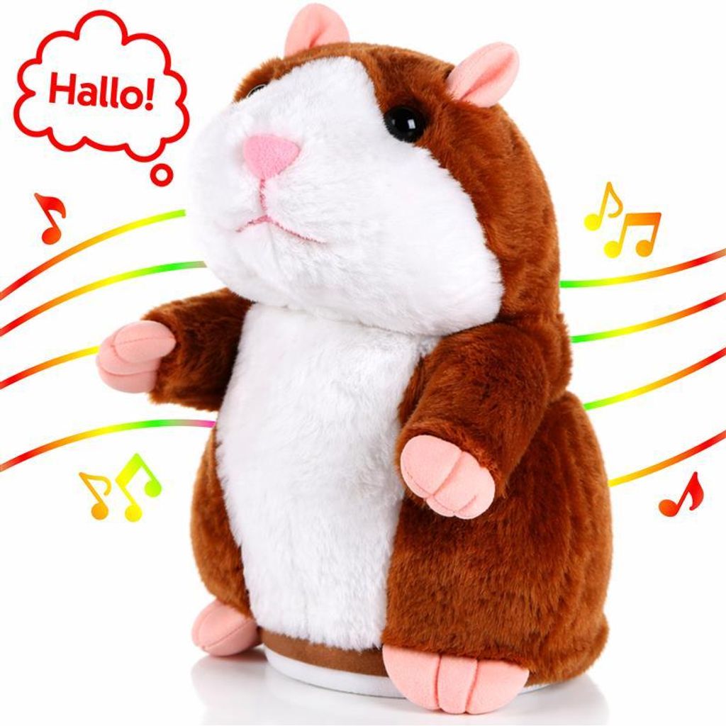 Sprechende Plüschtier Hamster Wiederholt Elektronische Produktbild 