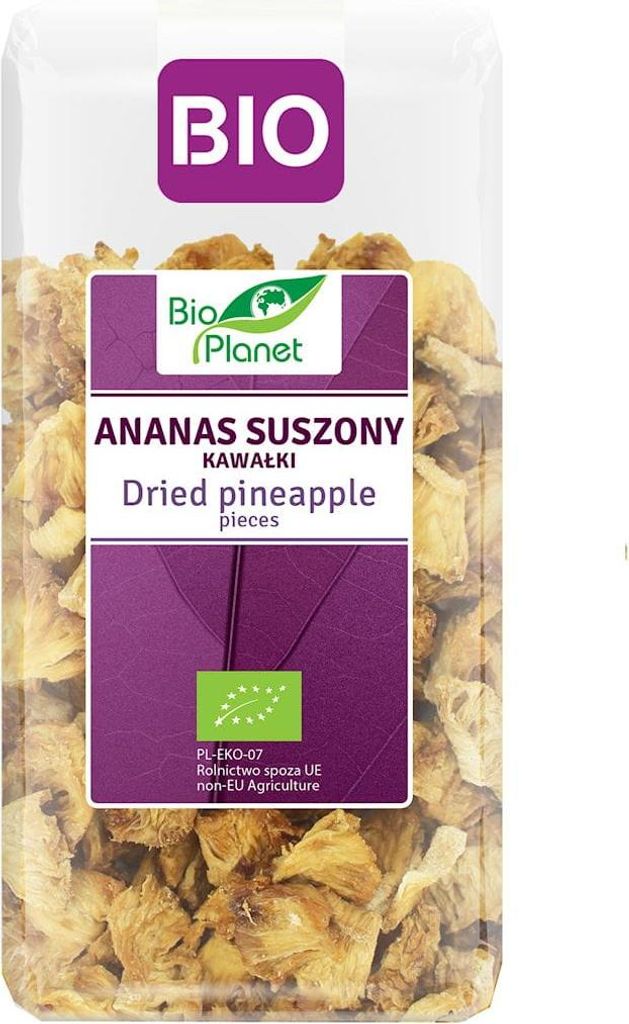 GETROCKNETE ANANASSTÜCKCHEN 100 g – PLANET