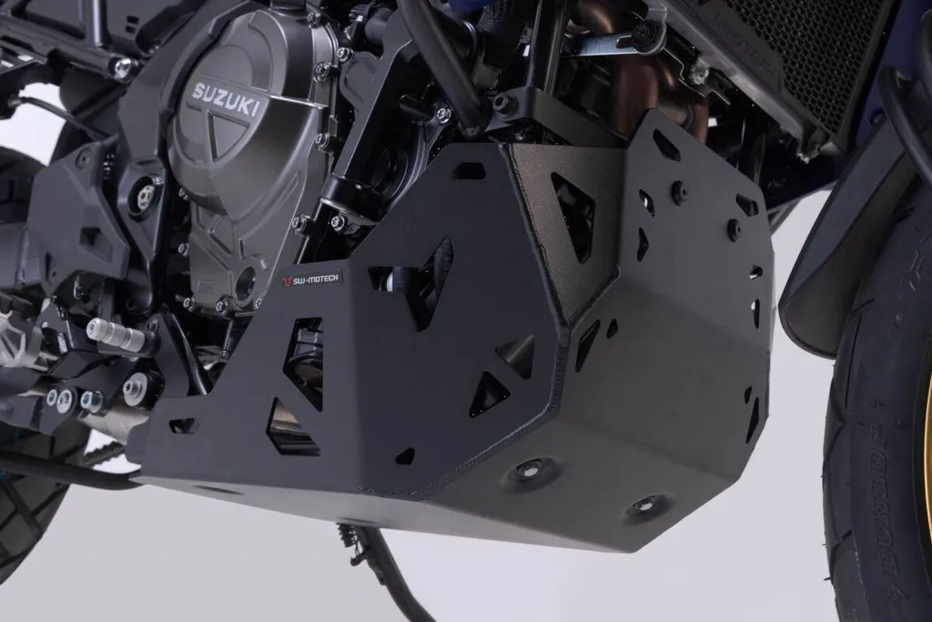 SW-Motech Protection Moteur Noir Sabot de Protection Haute Résistance