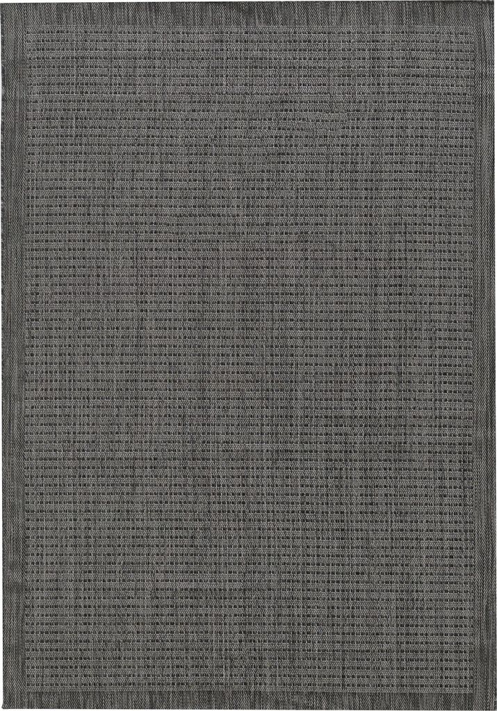 Teppium In & Outdoor Teppich Terrasse Balkon Küchenteppich Wetterfest Sisal Optik Flachgewebe Einfarbig mit Struktur, Grösse: 80x150 cm