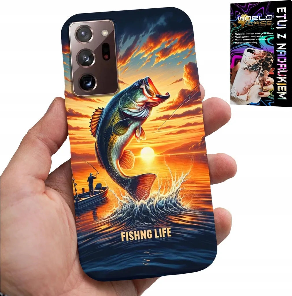 Custodia Per Samsung Note 20 Ultra - Custodia Per Canna Da Pesca + Pellicola