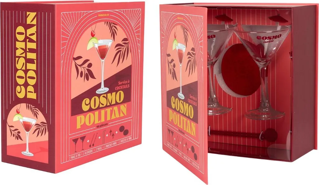 HowHomely Set Cocktail 10 Pz | Accessori Cosmopolitan Lavabili e Riutilizzabili - 5