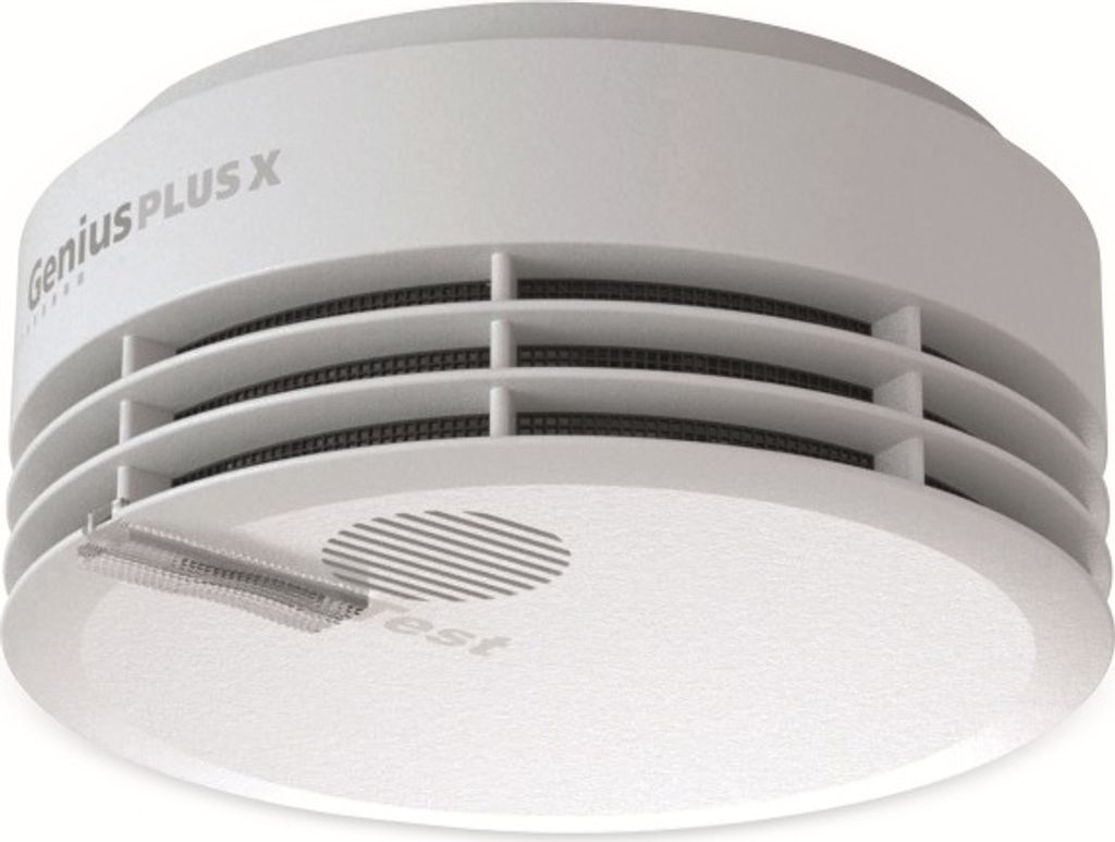 Hekatron Genius Plus X, Kabellos, Weiß, Haus, ABS, 85 dB, Produktbild 