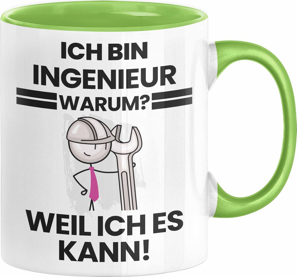 Ingenieur Geschenk Tasse Lustiger Spruch Ich Bin Ingenieur Produktbild 