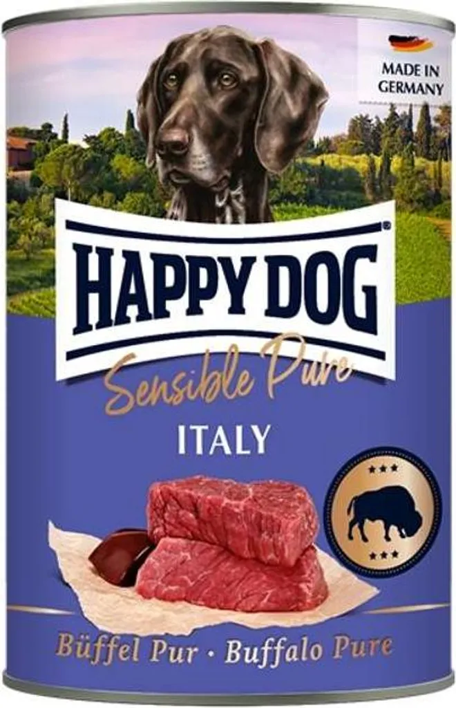 Happy Dog Sensible Pure Italy Bufalo 400g x12 - Dieta Monoproteica