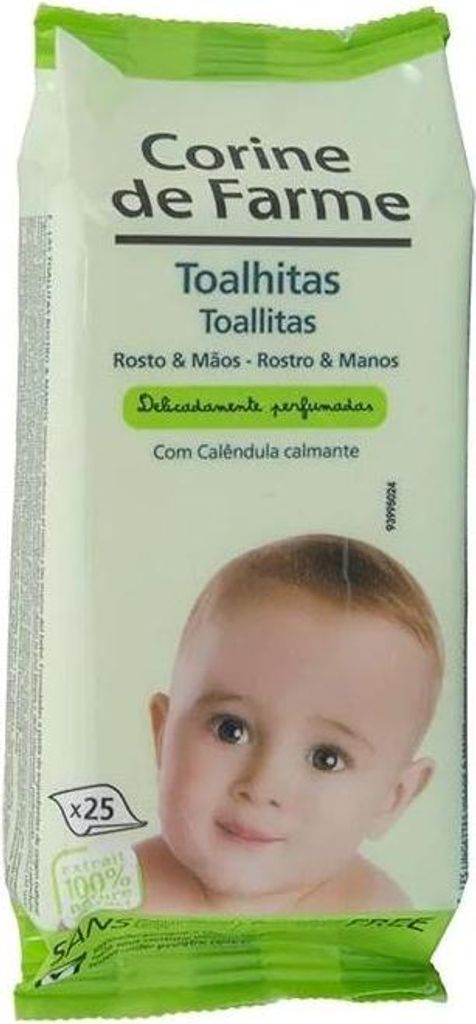 Corine De Farme Corine De F Toallitas Rostro y Manos Pieles Sensibles 25 Ud