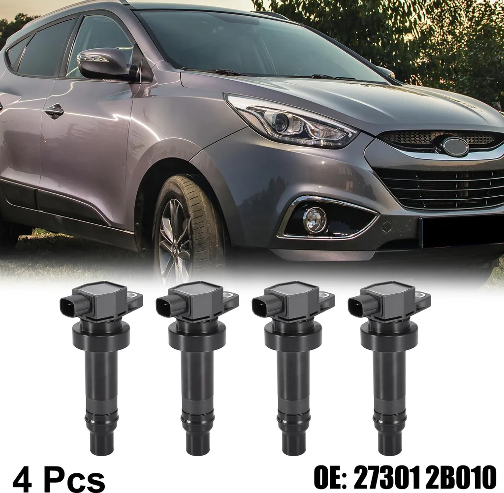 Bobine d'allumage moteur 27301-2B010 pour voiture - Pack de 4 pièces