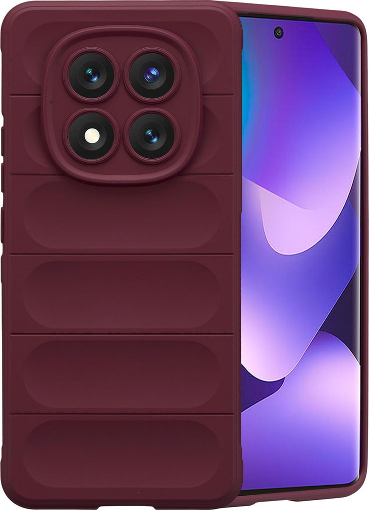 imoshion EasyGrip Backcover für das Xiaomi Redmi Note 15 (5G) – Aubergine