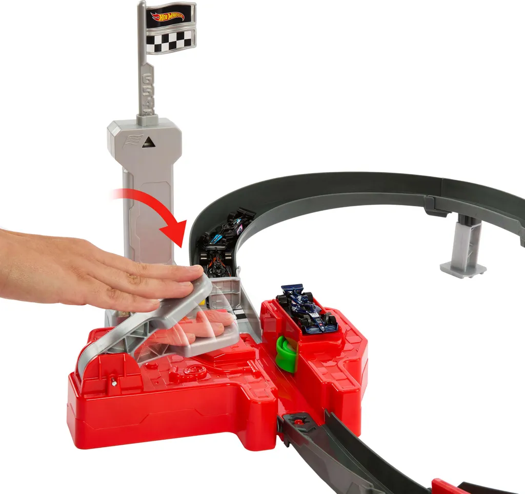 Jouet Petit Circuit Hot Wheels Racing Starter Trackset Facile à Assembler - 6
