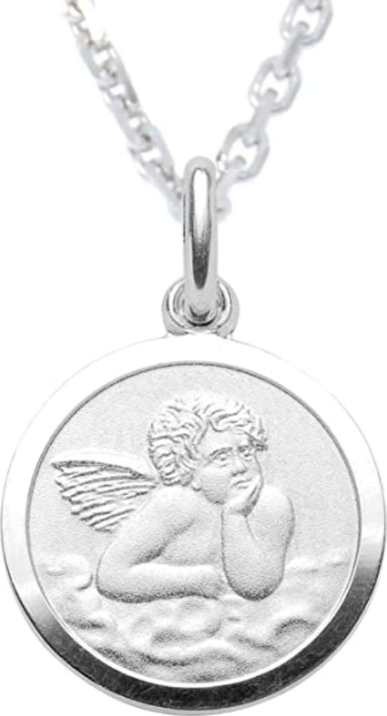 SELVA Halskette mit Amor Medaille Silber 925/rh