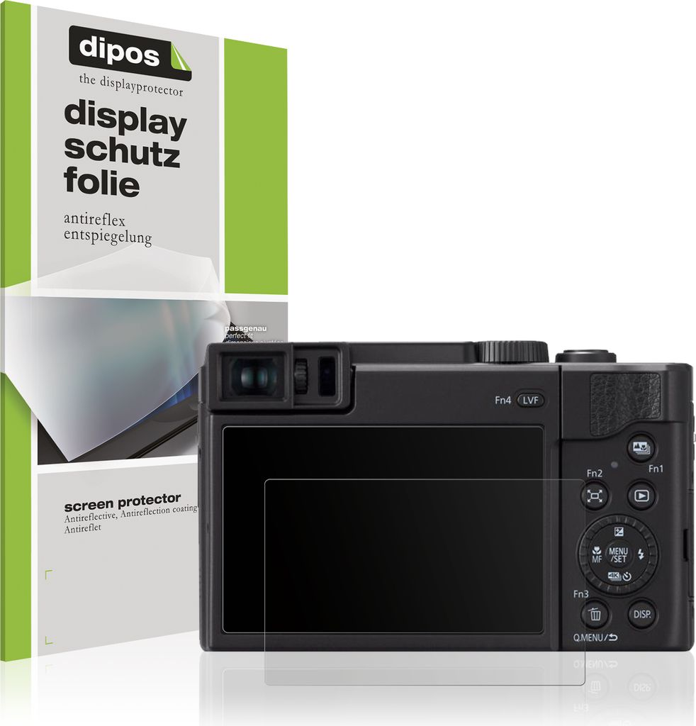 4x Schutzfolie für Canon PowerShot V1 matt Displayschutzfolie Folie Display Schutz dipos