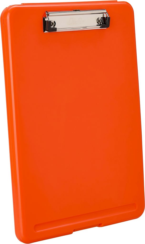 Läufer Klemmbrett Safety mit Aufbewahrungsfach orange für DIN A4