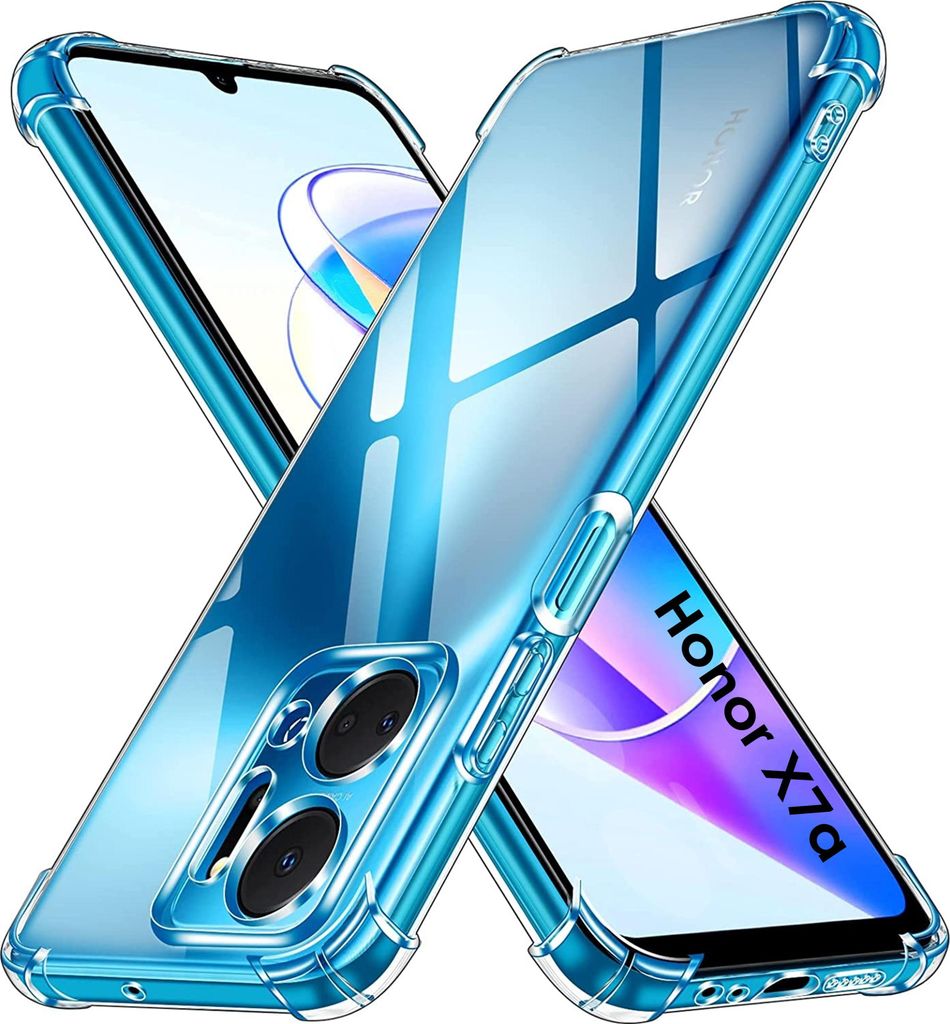 Hülle für Honor X7A - Stoßfeste Transparent Handyhülle Kratzfest Schutzhülle Ultra Dünn Phonillico