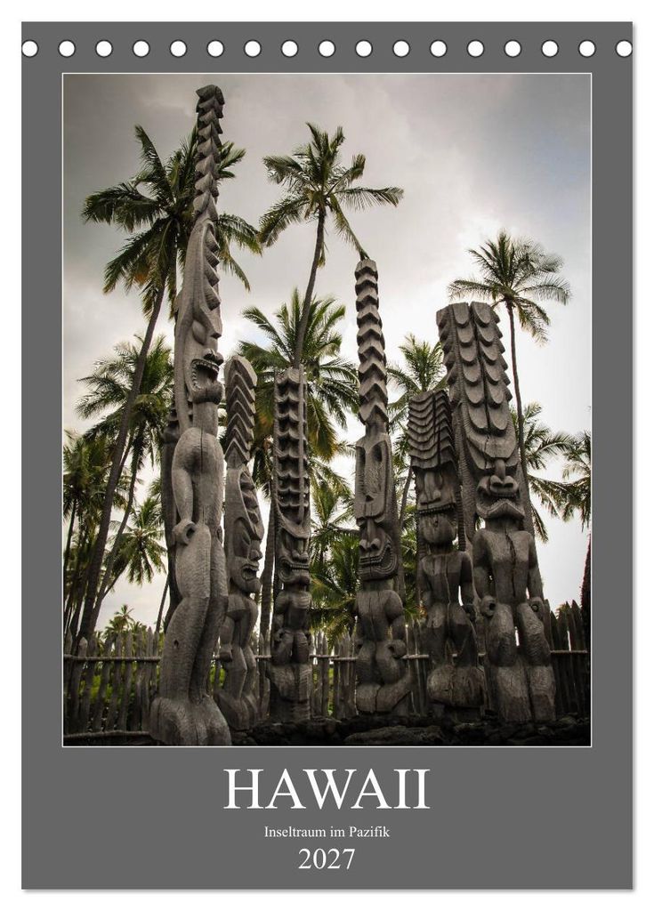 Hawaii - Inseltraum im Pazifik (Tischkalender 2027 DIN A5 hoch), CALVENDO Monatskalender
