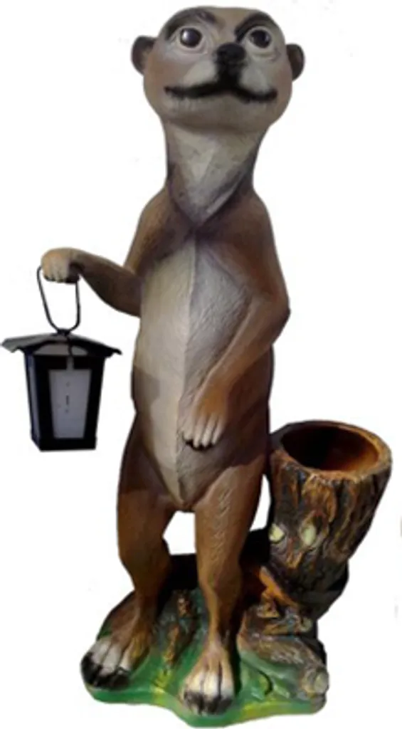 Figurine Suricate Jardin Résistante aux Intempéries Design jvmoebel