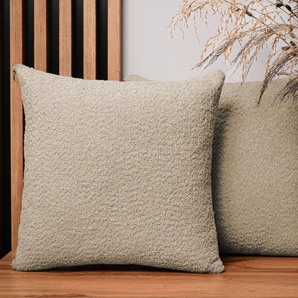 MG Design 2er Set Kissenbezüge 55 x 55 cm in Weiß - mit Produktbild 