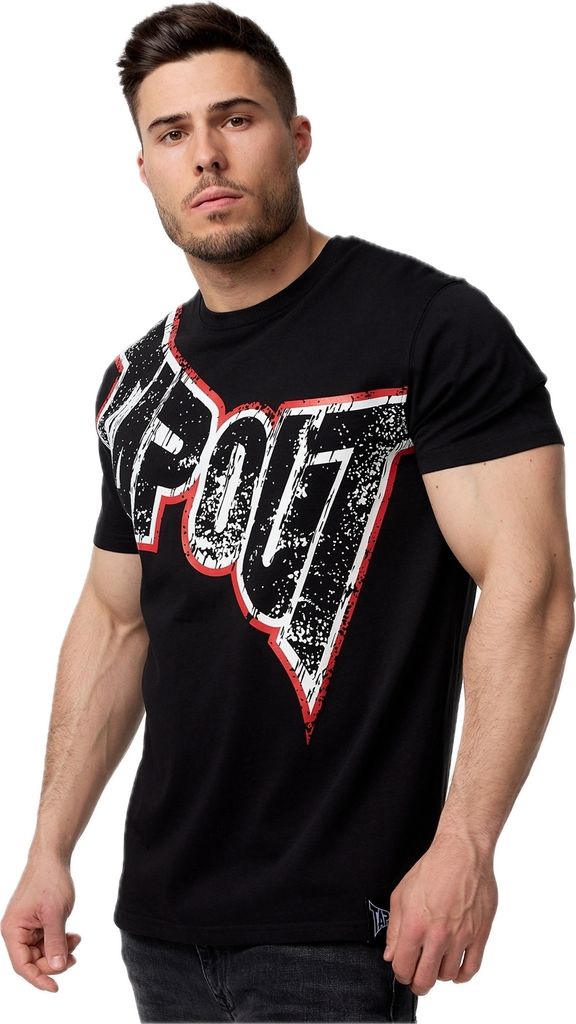 Tapout Herren T-Shirt Bernardino black/ecru/red S