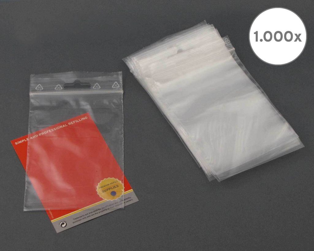 Druckverschlussbeutel 120x170mm (1000 Stk.)