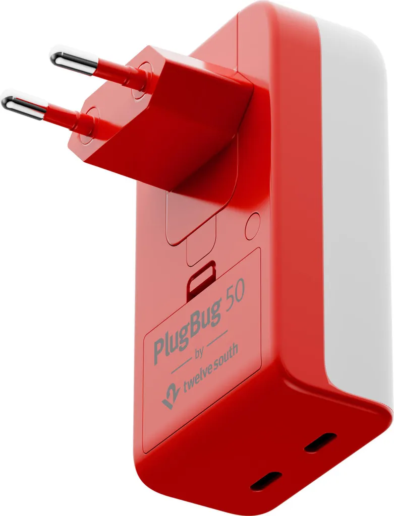 Twelve South PlugBug 50W Find My - Caricatore GaN USB-C Bianco