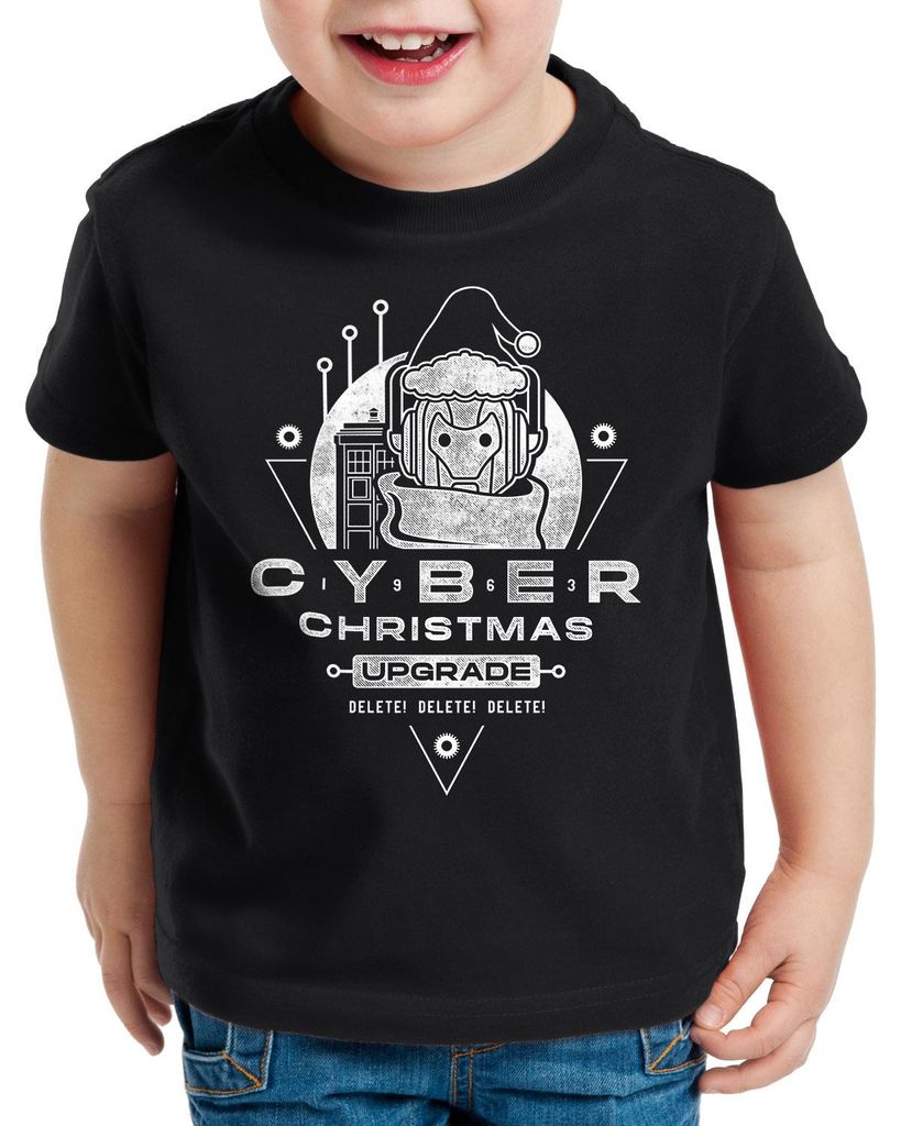 style3 The Christmas Upgrade T-Shirt für Kinder