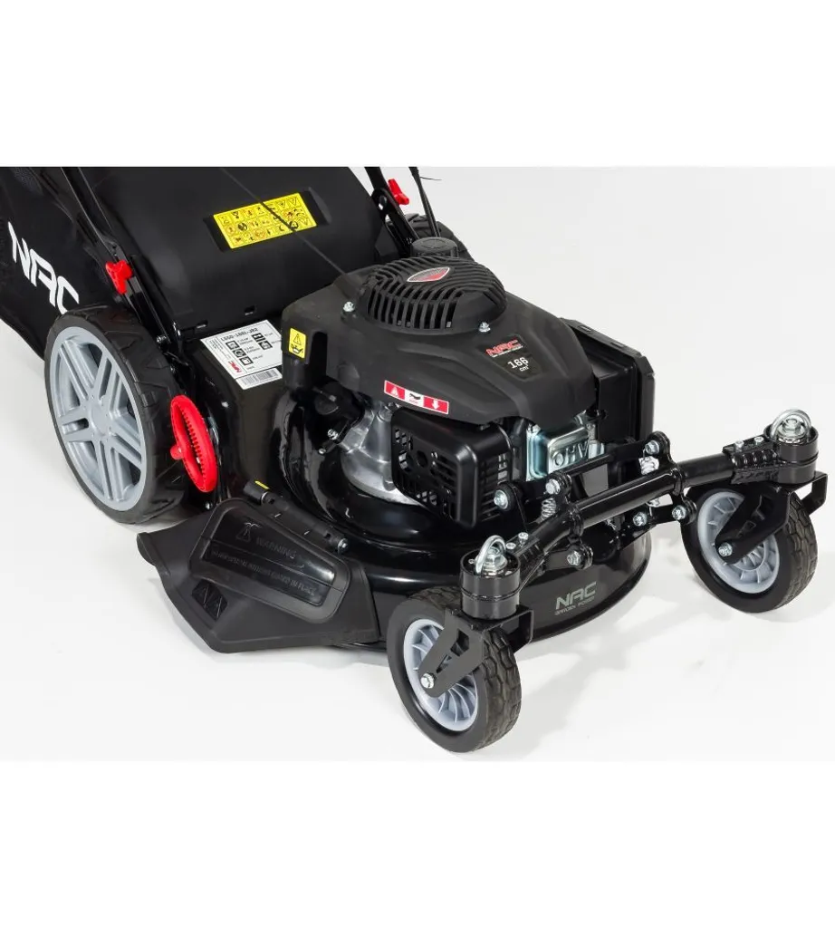 Tondeuse à gazon à essence 50 cm Loncin tractée - Carter Acier 196cc - 2